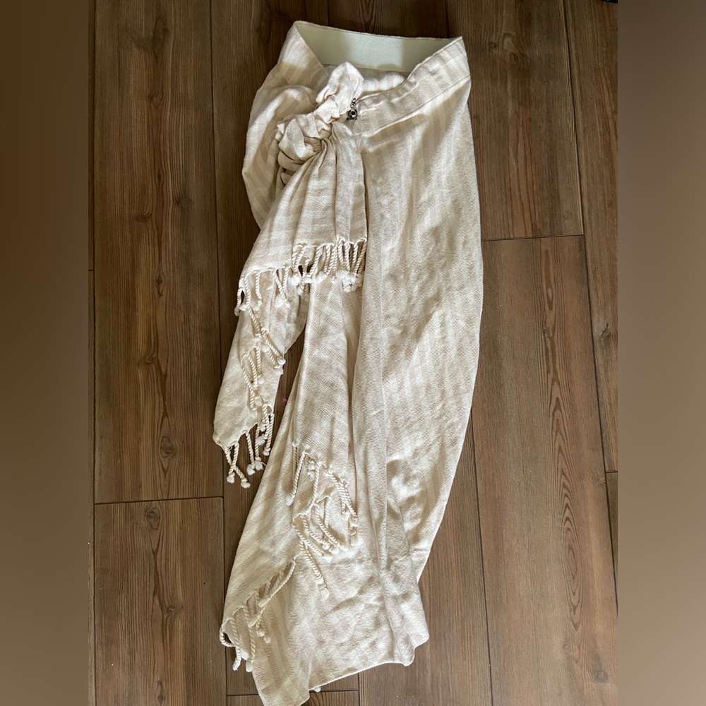 Just Bee Queen Tulum Ruched High-Low Skirt